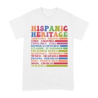 Hispanic Heritage Month Countries T-Shirt