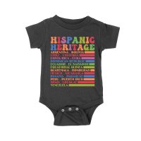 Hispanic Heritage Month Countries T-Shirt - Celebrate Latin American Roots Unisex Baby Jersey – Viva Party