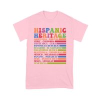 Hispanic Heritage Month Countries T-Shirt