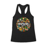 Hispanic Month T-Shirt - Vibrant Cultural Icons Design Women's Racerback Tank Top – Viva Party