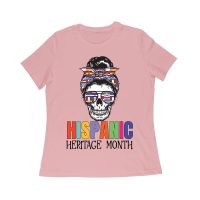 Hispanic Heritage Month Skeleton Woman with Sunglasses & Scarf