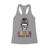 Hispanic Heritage Month Skeleton Woman with Sunglasses & Scarf