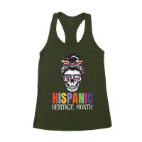 Hispanic Heritage Month Skeleton Woman with Sunglasses & Scarf