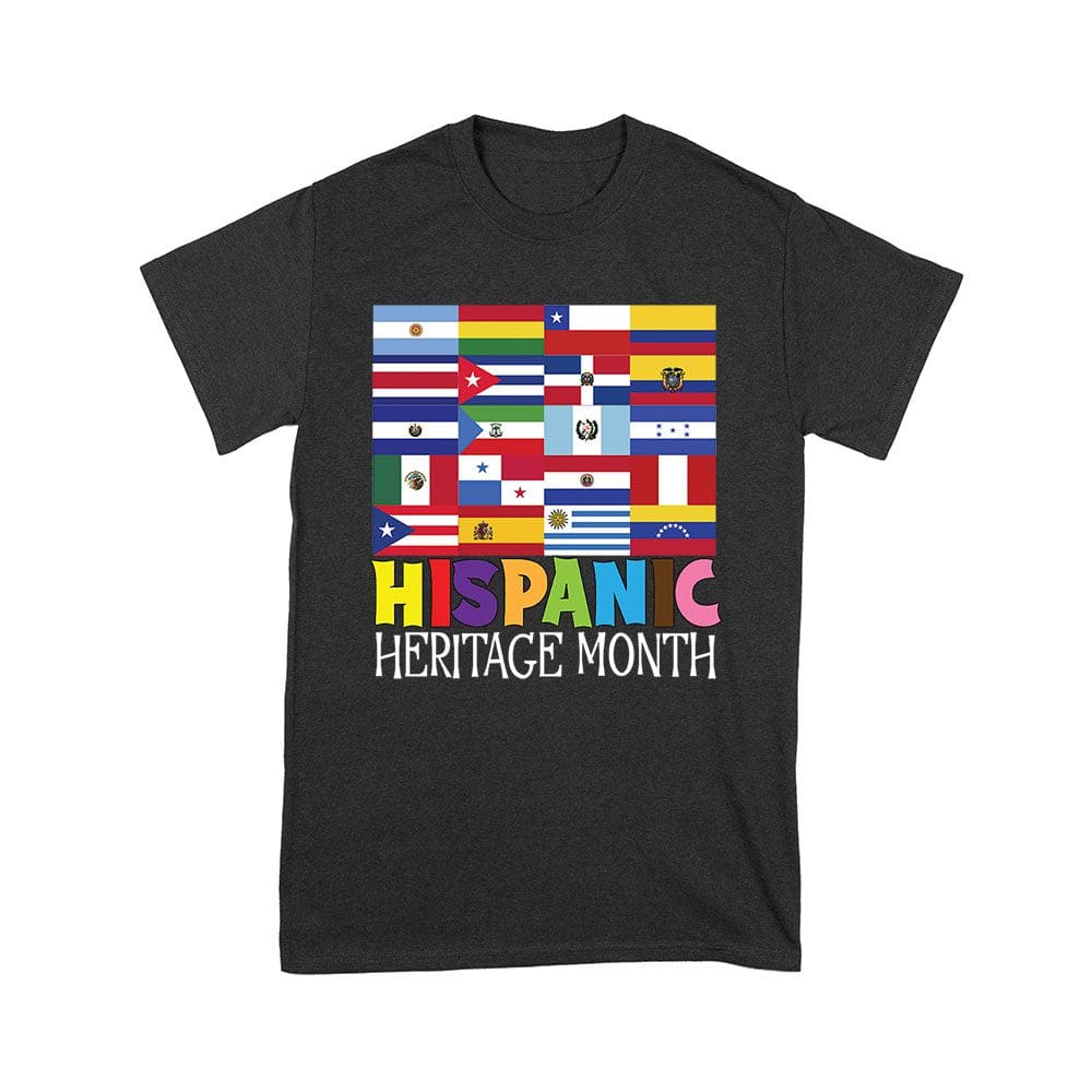 His-09_Y-Black.jpg Hispanic Heritage Month Country Flags - Celebrate Latin American Heritage Unisex Youth – Viva Party