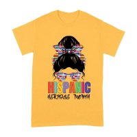 Hispanic Heritage Month Girl Face with Sunglasses & Scarf Featuring Country Flags Unisex Adult