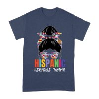 Hispanic Heritage Month Girl Face with Sunglasses & Scarf Featuring Country Flags Unisex Adult