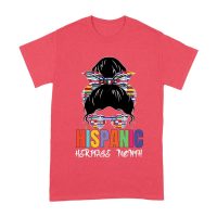 Hispanic Heritage Month Girl Face with Sunglasses & Scarf Featuring Country Flags Unisex Adult