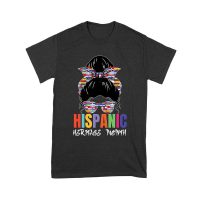 Hispanic Heritage Month Girl Face with Sunglasses & Scarf Featuring Country Flags Unisex Youth – Viva Party