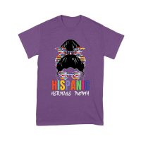 Hispanic Heritage Month Girl Face with Sunglasses & Scarf Featuring Country Flags Unisex Youth