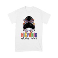 Hispanic Heritage Month Girl Face with Sunglasses & Scarf Featuring Country Flags Unisex Youth