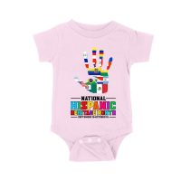 Celebrate National Hispanic Heritage Month: Hand with Country Flags T-Shirt Unisex Baby Jersey