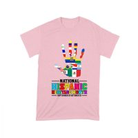 Celebrate National Hispanic Heritage Month: Hand with Country Flags T-Shirt Unisex Toddler