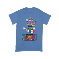 Celebrate National Hispanic Heritage Month: Hand with Country Flags T-Shirt Unisex Toddler