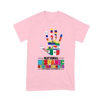 Celebrate National Hispanic Heritage Month: Hand with Country Flags T-Shirt Unisex Youth