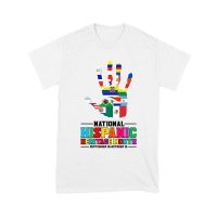 Celebrate National Hispanic Heritage Month: Hand with Country Flags T-Shirt Unisex Youth