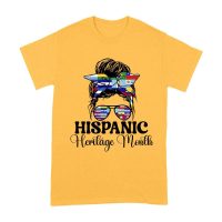 Hispanic Heritage Month Bun & Shades with Latin American Flags Unisex Adult