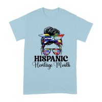 Hispanic Heritage Month Bun & Shades with Latin American Flags Unisex Adult