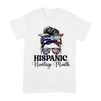 Hispanic Heritage Month Bun & Shades with Latin American Flags Unisex Adult