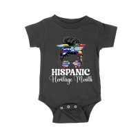 Hispanic Heritage Month Bun & Shades with Latin American Flags Unisex Baby Jersey – Viva Party