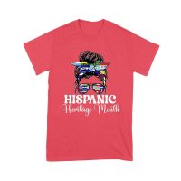 Hispanic Heritage Month Bun & Shades with Latin American Flags Unisex Youth