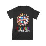 Hispanic Heritage Month T-Shirt | Celebrate Diversity with Colorful Kids & Flags Unisex Toddler – Viva Party