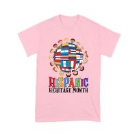 Hispanic Heritage Month T-Shirt | Celebrate Diversity with Colorful Kids & Flags Unisex Youth