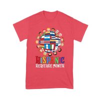Hispanic Heritage Month T-Shirt | Celebrate Diversity with Colorful Kids & Flags Unisex Youth