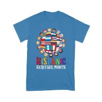 Hispanic Heritage Month T-Shirt | Celebrate Diversity with Colorful Kids & Flags Unisex Youth