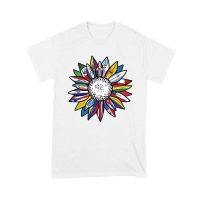 Vibrant Hispanic Heritage Month T-Shirt: Flower Design with Country Flags Unisex Youth