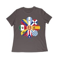 Bold Hispanic Heritage Month T-Shirt: Celebrate with Pride and Color Women Relaxed