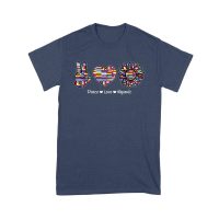 Empowering Hispanic Heritage Month T-Shirt: Peace Love Hispanic Design Unisex Youth