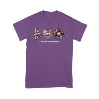 Empowering Hispanic Heritage Month T-Shirt: Peace Love Hispanic Design Unisex Youth