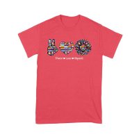 Empowering Hispanic Heritage Month T-Shirt: Peace Love Hispanic Design Unisex Youth