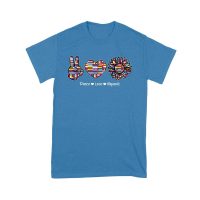 Empowering Hispanic Heritage Month T-Shirt: Peace Love Hispanic Design Unisex Youth