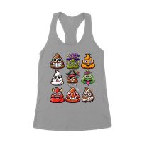 Funny Halloween Poop Faces T-Shirt