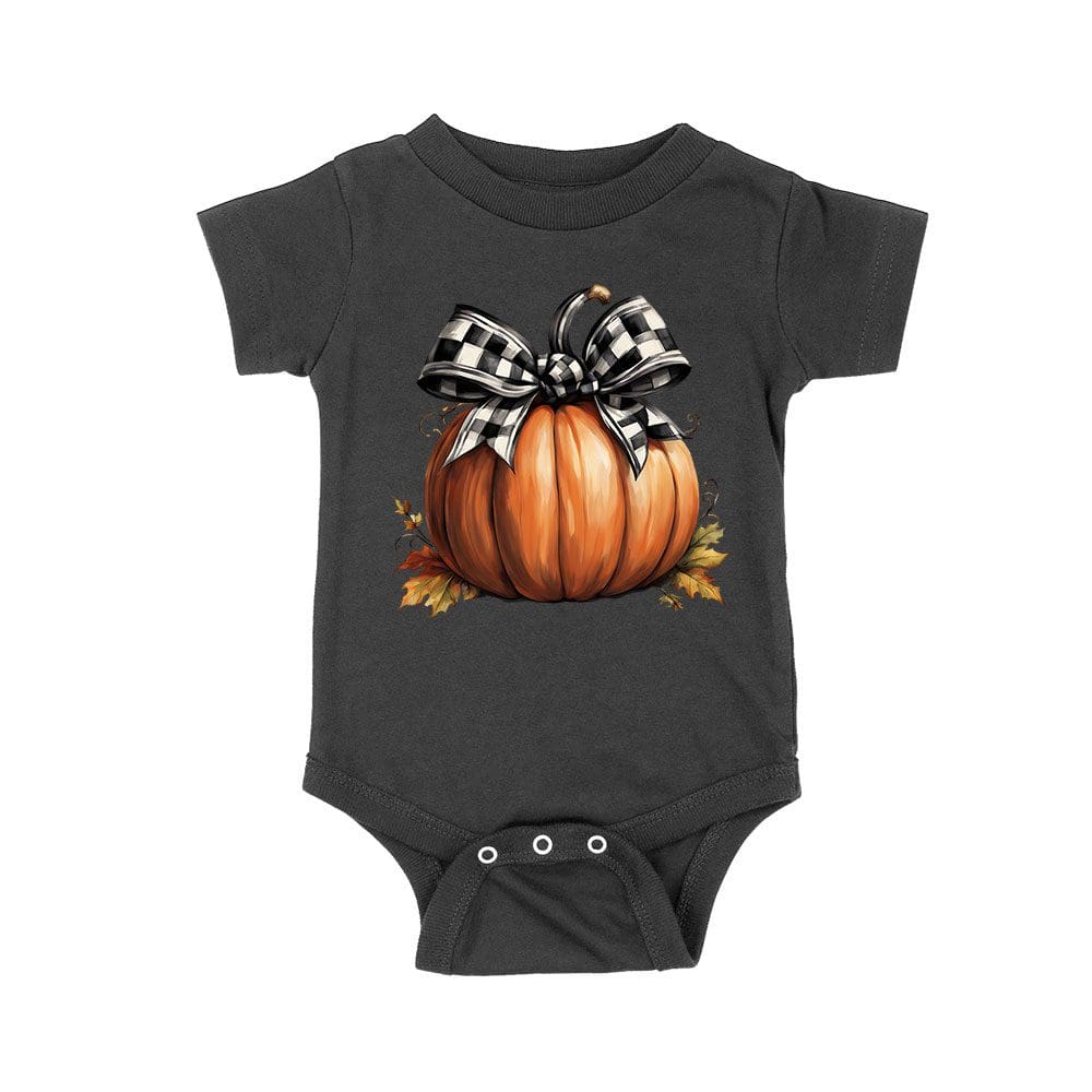 Hw-28_Rs-Black.jpg Big Halloween Pumpkin With Bow - Festive Fall Tee Unisex Baby Jersey – Viva Party