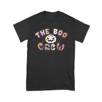 The Boo Crew - White Halloween Pumpkin & Bats Tee Unisex Youth – Viva Party