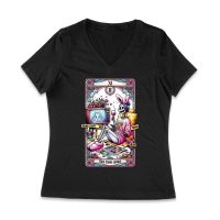 True Crime Junkie Skeleton T-Shirt - Crime Scene TV Fan Art with Halloween Style - Retro Horror Graphic Tee for Mystery Lovers Women Jersey V-Neck – Viva Party
