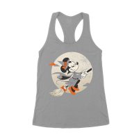 Cute Cartoon Witch Riding Besom T-Shirt