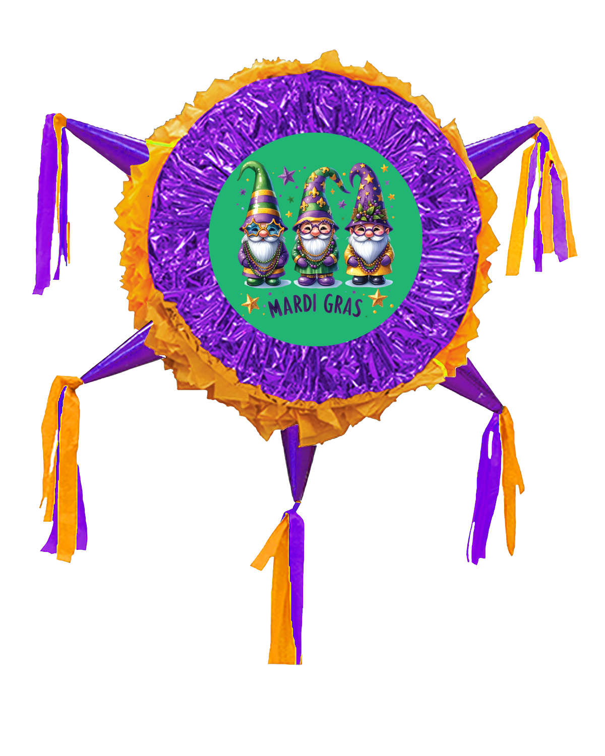 Mardi Gras Pinata Mardi Gras Pinata, 24 Inch – Viva Party