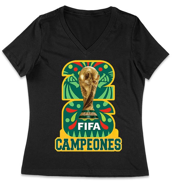 Mex-07 Mexico Campeones World Cup T-Shirt - Image 1