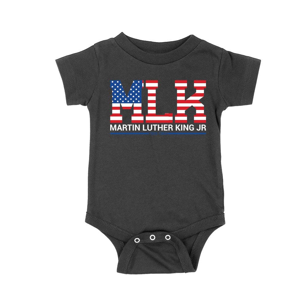Mlk-12_Rs-Black.jpg Inspirational Dream Quote T-Shirt - Motivational Design For Equality And Unity Unisex Baby Jersey – Viva Party