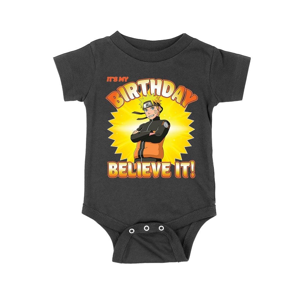 Naru-05_Rs-Black.jpg Naruto - It'S My Birthday Believe It - Anime Birthday Tee Unisex Baby Jersey – Viva Party