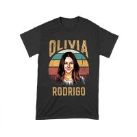 Retro Sunset Stripes Olivia Rodrigo Graphic Tee with Vintage Portrait Unisex Toddler – Viva Party
