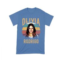 Retro Sunset Stripes Olivia Rodrigo Graphic Tee with Vintage Portrait Unisex Toddler