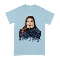 Shocked Expression Olivia Rodrigo T-Shirt with Bold Hoodie Look Unisex Adult