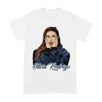 Shocked Expression Olivia Rodrigo T-Shirt with Bold Hoodie Look Unisex Adult