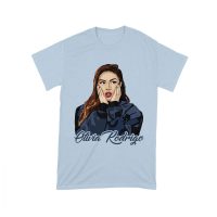 Shocked Expression Olivia Rodrigo T-Shirt with Bold Hoodie Look Unisex Toddler