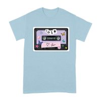 SOUR Cassette Tape Olivia Rodrigo T-Shirt with Butterflies and Notes Unisex Adult