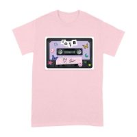 SOUR Cassette Tape Olivia Rodrigo T-Shirt with Butterflies and Notes Unisex Adult